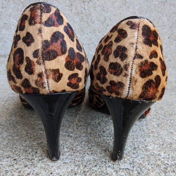 Merona Calf- Hair Leopard Print Pump, Sz. 7.5 - Picture 4 of 4